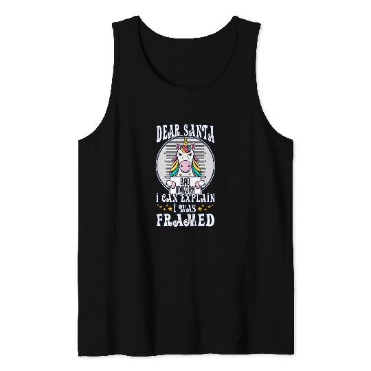 Dear santa I can explain I was framed Tank Tops