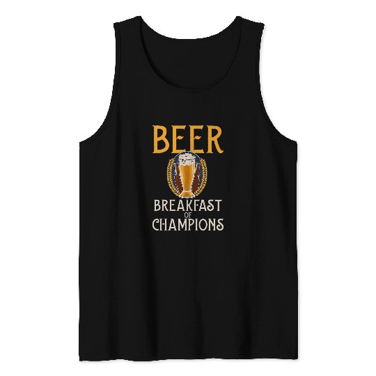 Beer Fun Beer Breakfast of Champions 2 Tank Tops