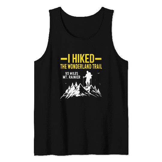 I Hiked The Wonderland Trail Mt Rainier Tank Tops