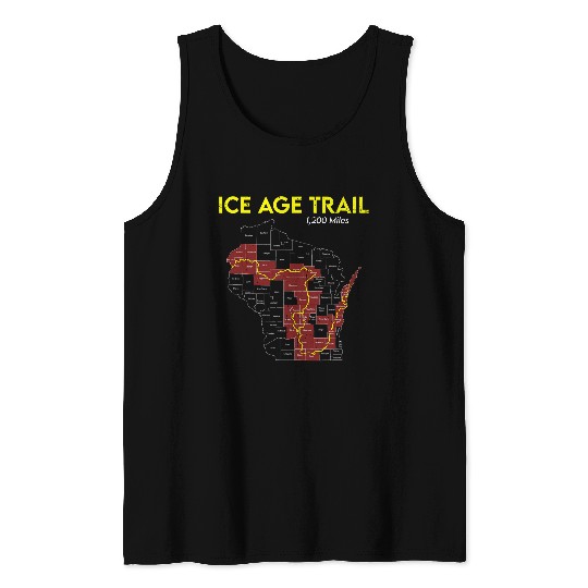 Ice Age Trail Wisconsin LongDistance Hiking Scenic Trail Tank Tops