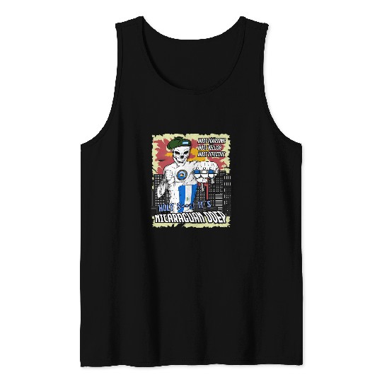 Nicaraguan Police DOEP Special forces Nicaragua SWAT Zombie Tank Tops