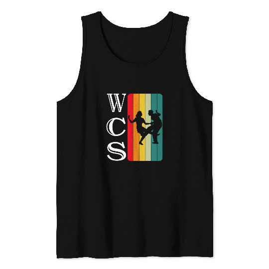 Retro West Coast Swing Dance 2West Coast Swing 21 Tank Tops