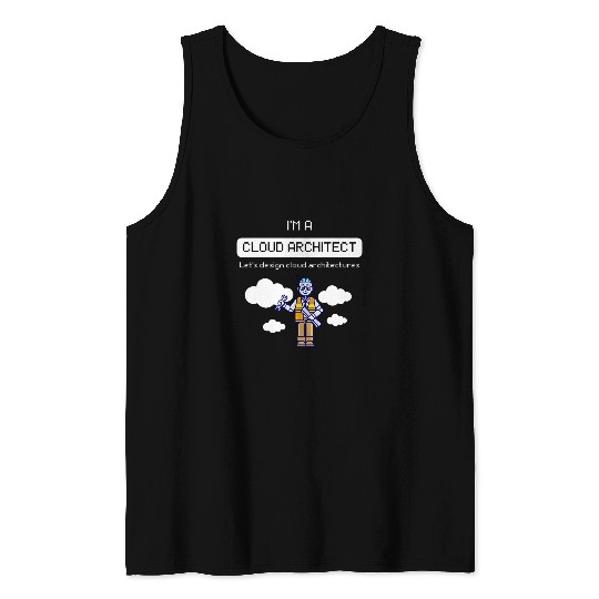 Cloud Architect DevOps Data Engineer Computing Computer Science Tank Tops