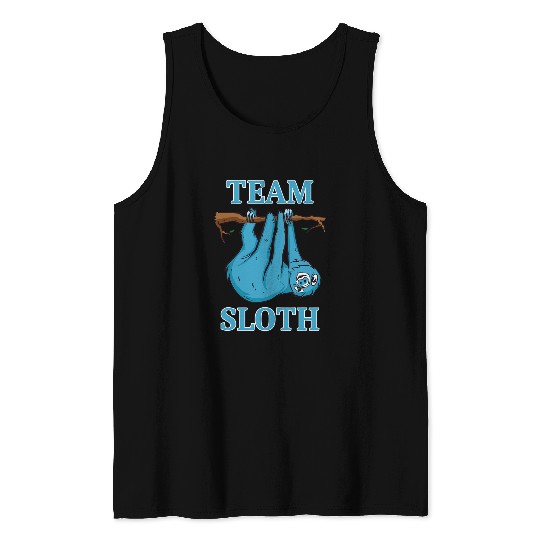 Discover Sloth Pet Funny Laziness Team Sloth Slothfulness Outfit 1 Tank Tops
