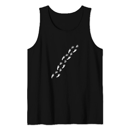 Discover Raccoon Pet Footprint Trash Panda Animal Lover Racoon Tank Tops