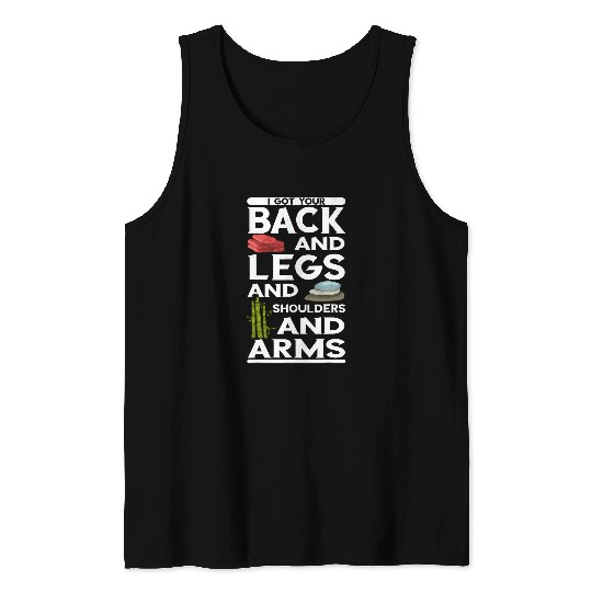 Massotherapist I Got Your Back And Legs Massage Therapist Tank Tops