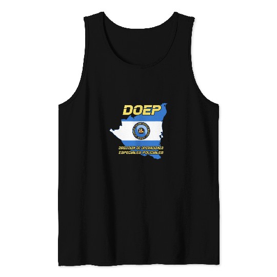 Nicaraguan Special Police DOEP Nicaragua SWAT Tank Tops