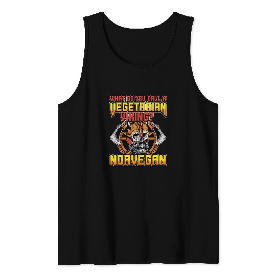 Norse Viking Mythology Design for Viking Warriors 54 Tank Tops