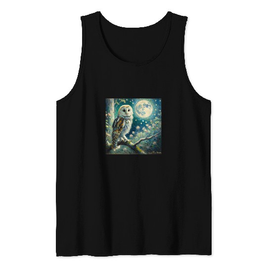Owl Pet Ancient Hellenic Owl Vibrant Bird Nerd T Boho Nature 4 Tank Tops