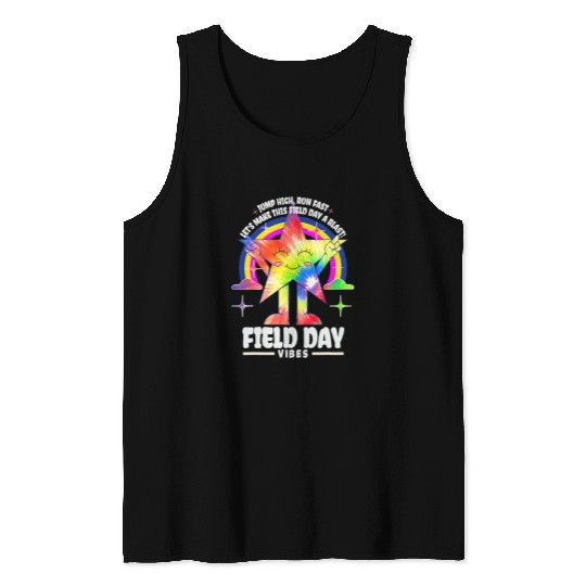 Jump High Run Fast Lets Make This Field Day a Blast Funny Tank Tops