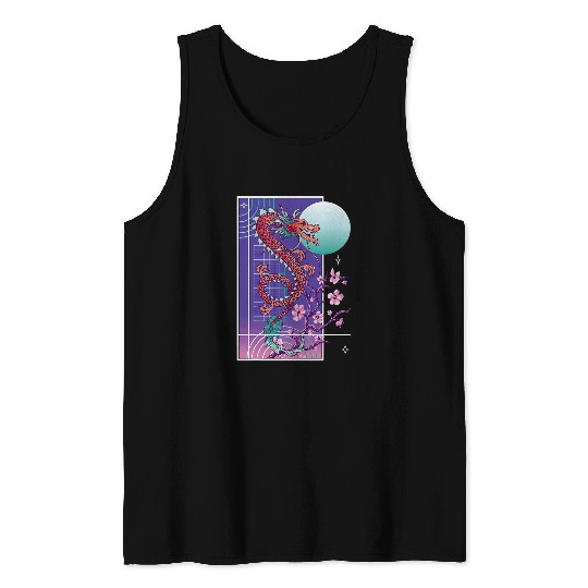 Dragon Pet Fortune Symbol for The Year of The Dragon 0011 Tank Tops
