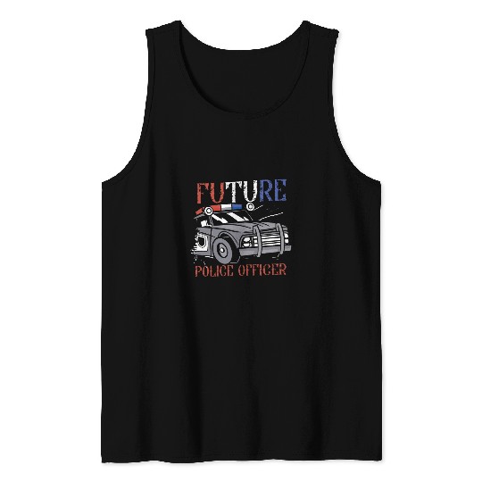 Future Police Officer Training for a Correctional Officer Tank Tops