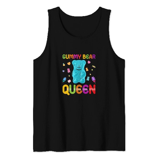 Bear Pet Gummy Bear Queen Sweet Candy Gummy Bear Queen 2 Tank Tops
