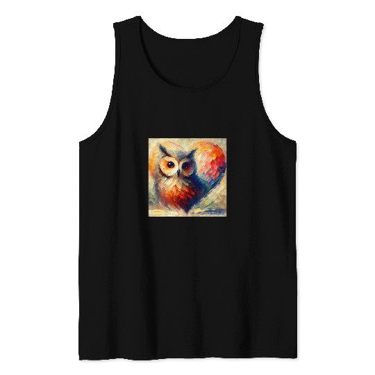 Owl Pet Ancient Hellenic Owl Vibrant Bird Nerd T Boho Nature 2 Tank Tops
