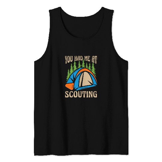 Funny Scout Nature Uniform Wilderness Scouting Tank Tops