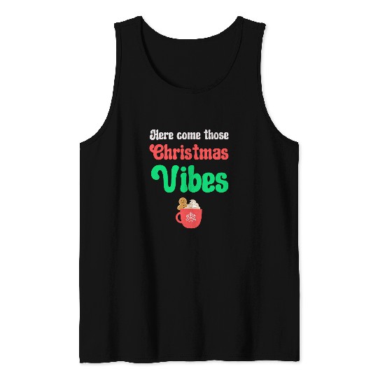 Coffee Fun Funky Christmas Hot Chocolate Coffee For Women And Men Tank Tops