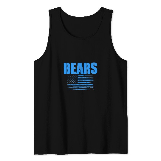 Bear Pet Cambridge Bears USA Flag Pride Tank Tops