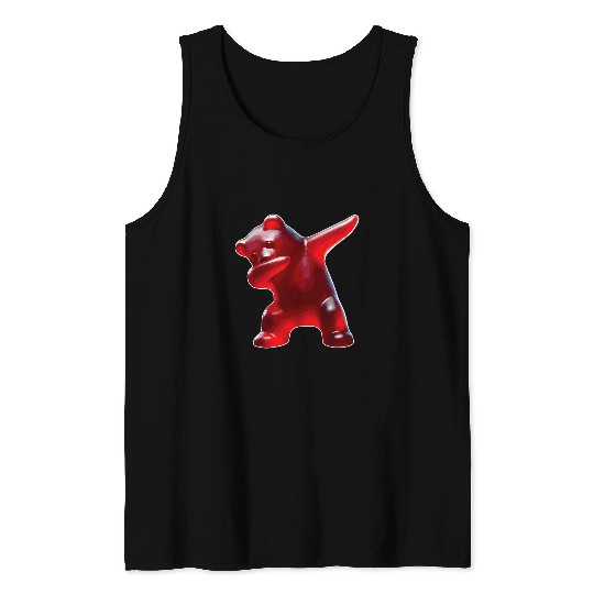 Bear Pet Gummy Bear Red Gummy Bear Dabbings Gummy Bear Tank Tops