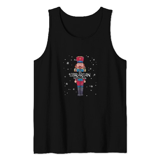Librarian Job nutcracker family matching 3pajama Tank Tops