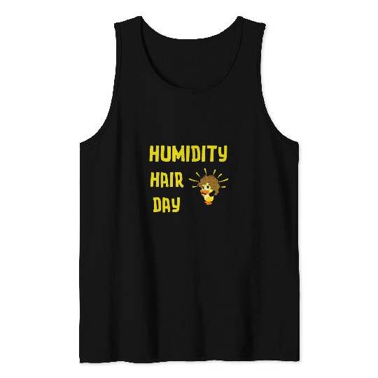 Duck Pet Humidity Hair Day Cruise Duck Steamy Weather Forecast Tank Tops