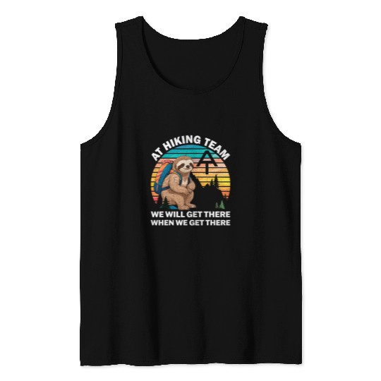 Sloth Pet Hiking team Appalachian Trail AT Thru Hiking Tank Tops