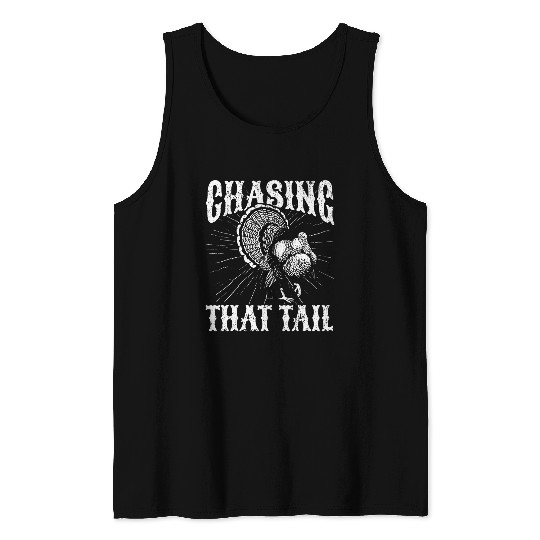 Turkey Hunting I Turkey Tail I Turkey Hunter Tank Tops