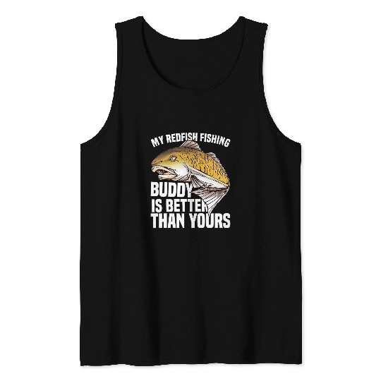 Redfish Fisherman Gear Accessories Rod Redfish Fishing Tank Tops