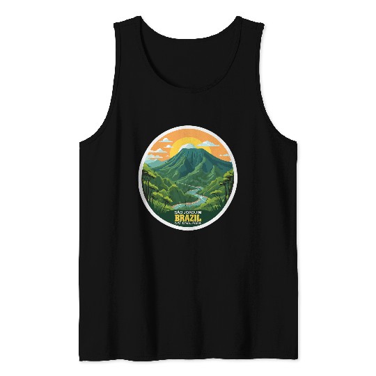 Sao Joaquim National Park Brazil Landscapes Hiking Mountains Tank Tops