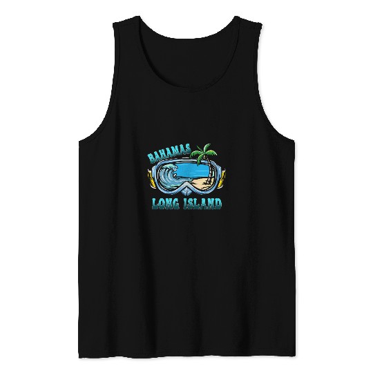 Long Island Bahamas Vacation Beach Tank Tops