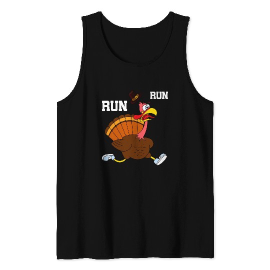 Turkey Run Costume Thanksgiving Running Turkey Trot Tank Tops