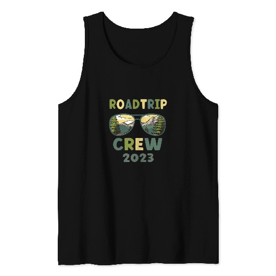 Road Trip Crew Family vacation group holiday Tank Tops