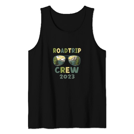 Road Trip Crew Family vacation group holiday Tank Tops