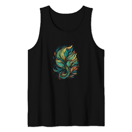Leaf Gardening Plants Lover Art Plantaholic Herb Vegetarian Tank Tops