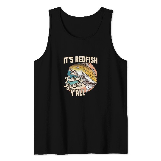 Redfish Fisher Rod Lure Accessories Redfish Fishing Tank Tops