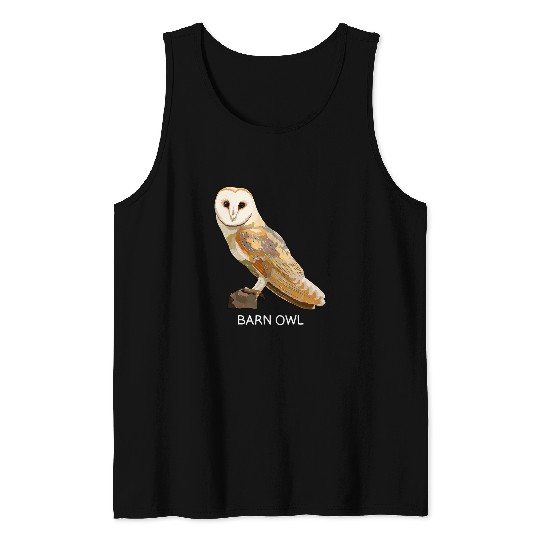 Owl Pet Barn Owl Bird Lover Tank Tops