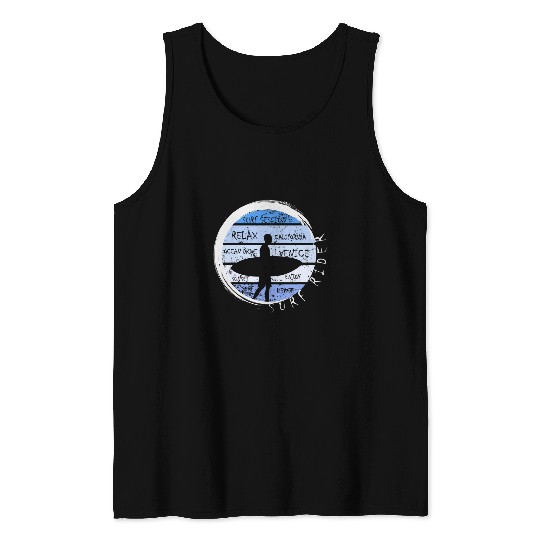 Surf Rider Venice Beach californias Surfing Distressed Retro Tank Tops