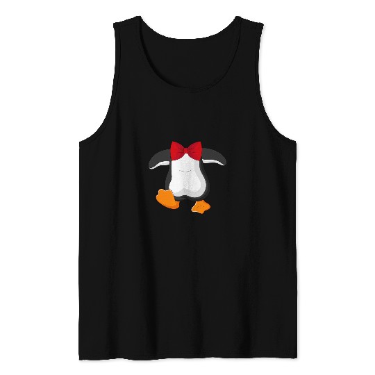 Penguin Pet Adorable Penguin Costume Tuxedo Bow Tie Halloween Animal Tank Tops