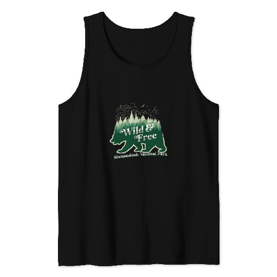 Shenandoah National Park Adventure Hiking Souvenir Tank Tops