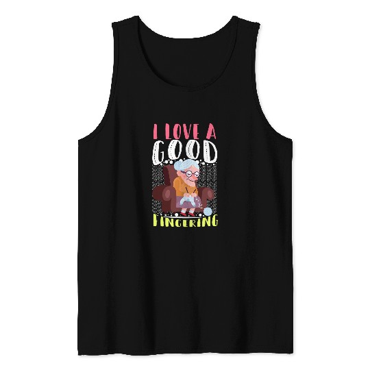 Knitting I Love A Good Fingering Wool Craft Tank Tops