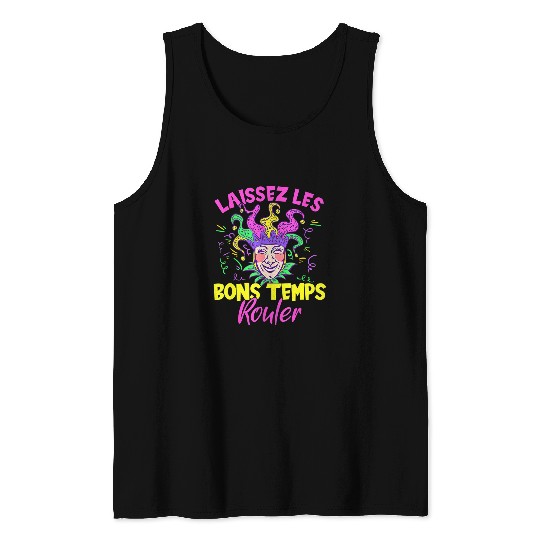 Laissez Les Bons Temps Rouler Mardi Gras Gifts New Orleans Tank Tops