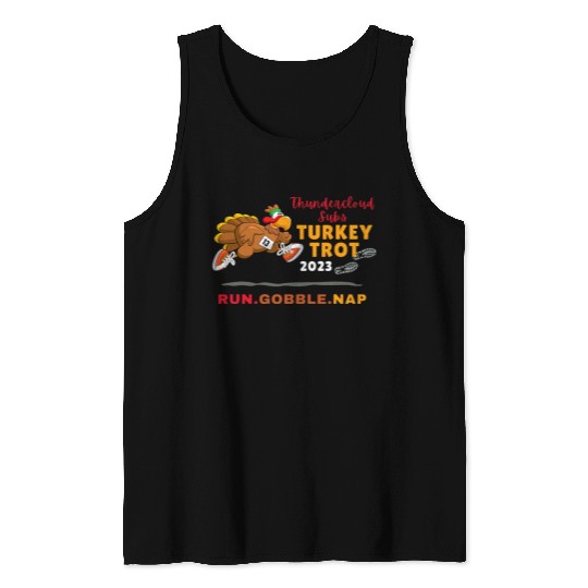 Turkey Trot Thanksgiving Marathon Running Thunder Cloud Subs Tank Tops