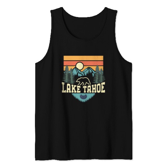 Lake Tahoe californias Nature Hiking Mountains Outdoors 3 Tank Tops