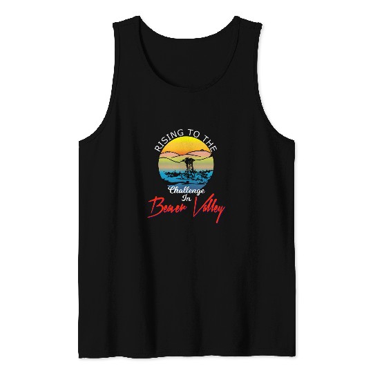 Rising To The Challenge In Beaver Valley Mens Camping Tank Tops