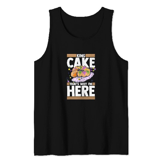 King Cake Recipe New Orleans Mardi Gras 2 Tank Tops