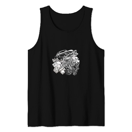 Lowrider Car Chicano Cholo Style Lowrider Bike Tank Tops