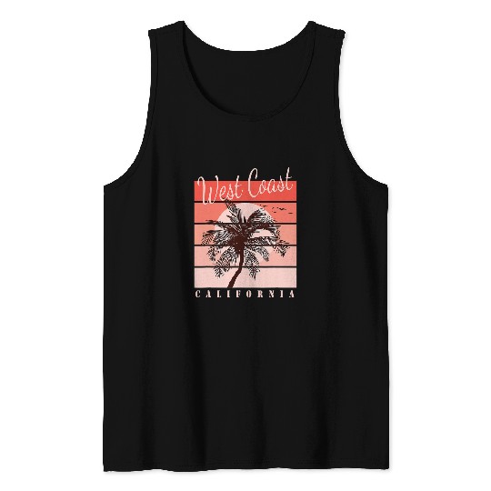 Surf Life californiasSurf West Coast 2199 Surf Tank Tops