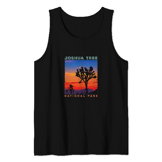 Joshua Tree National Park californias Nature Hike Outdoors Tank Tops