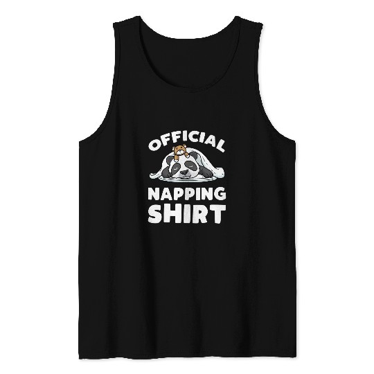 Panda Pet Official Napping Panda Sleeping With Stuffed Animal Tank Tops