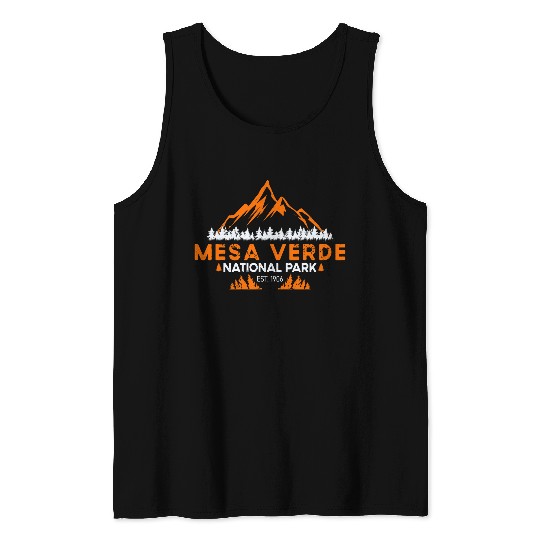 Mesa Verde National Park Colorado Hiking Outdoors 1 Tank Tops