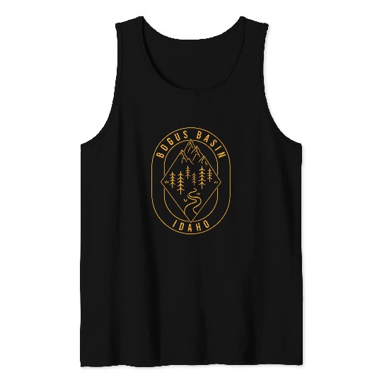 Hiking Hiker Bogus Basin Mountains Idaho Hiking Outdoors Minimal Hike Tank Tops
